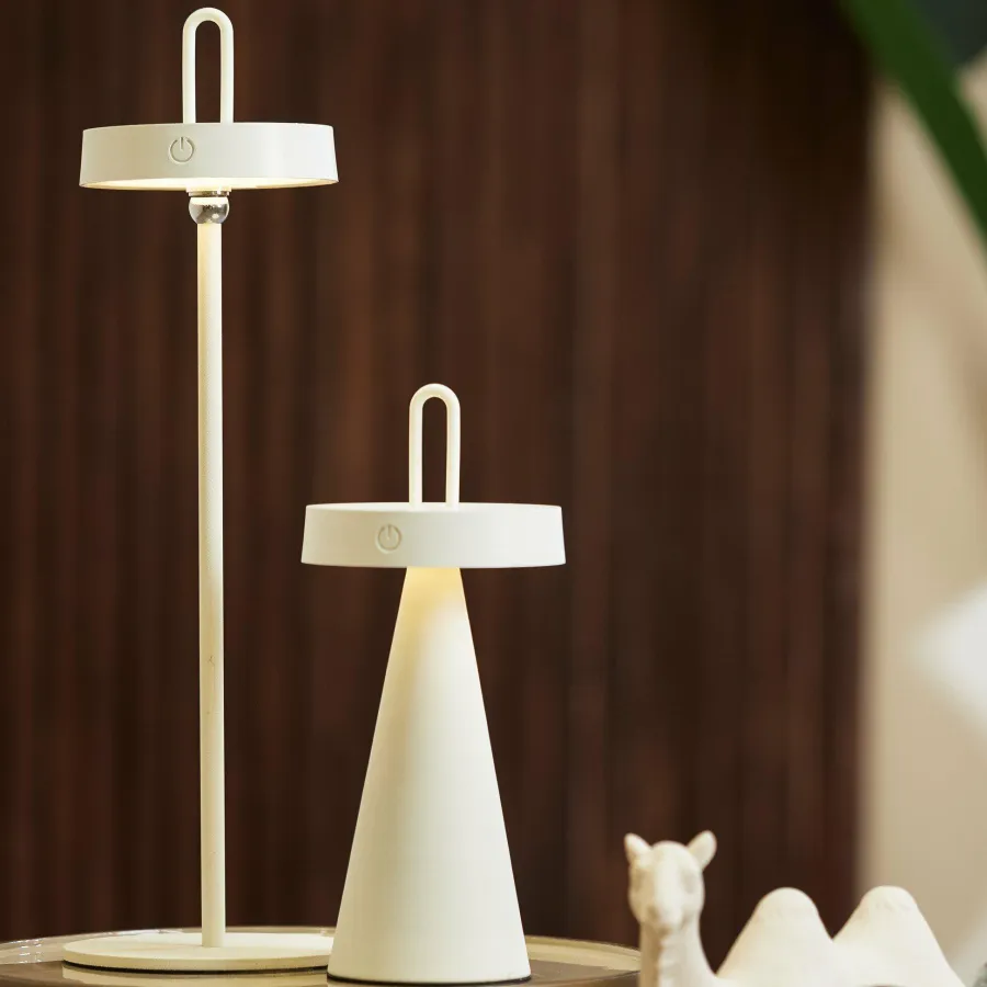 Light en Living Tafellamp LED Ø13x47 cm AMPEHA crème Hot