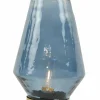 Light en Living Tafellamp LED JAYA glas donker blauw+goud Best