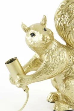 Light en Living Tafellamp E14 22,5x25 cm SQUIRREL goud Hot