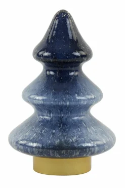 Light en Living Tafellamp LED Ø19x28 cm TREE glas donker blauw+goud Sale