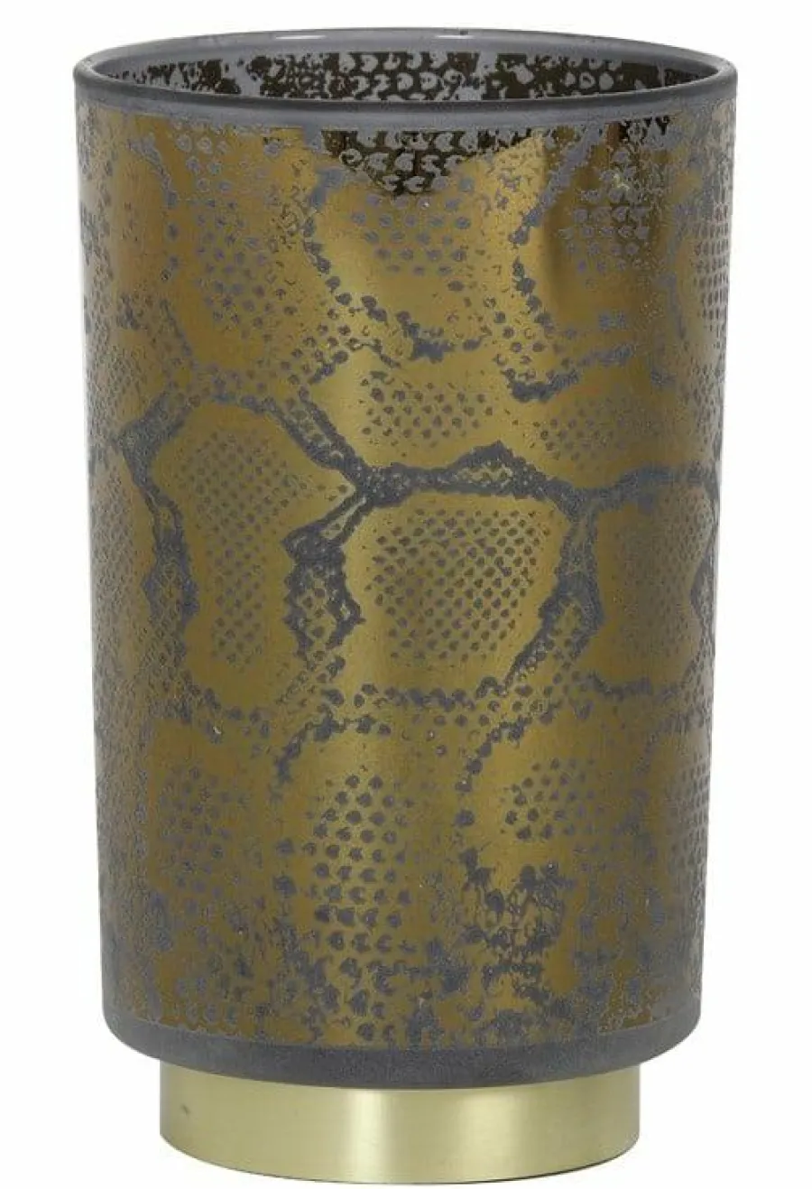 Light en Living Tafellamp LED SNAKE Glas Grijs, zwart groot Best