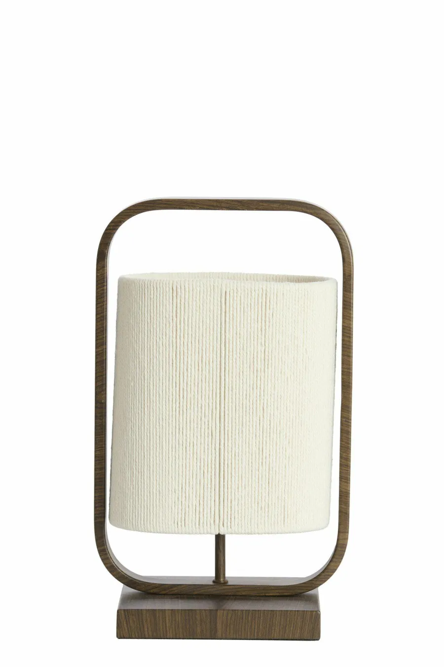 Light en Living Tafellamp 22,5x15x37,5 cm LECCE donkerbruin + touw naturel Hot