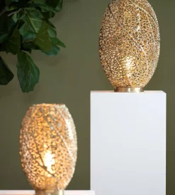 Light en Living Tafellamp SINULA goud - 2 maten Sale