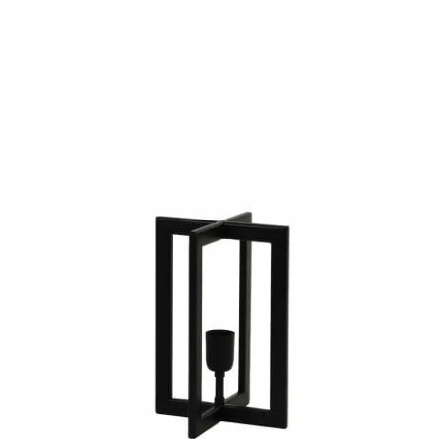 Light en Living Tafellamp 21x21x30 cm MACE mat zwart Sale