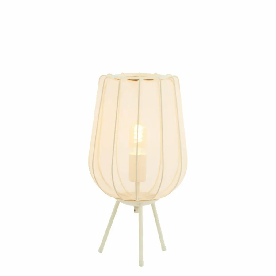 Light en Living Tafellamp Ø25x45 cm PLUMERIA zand Clearance