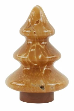 Light en Living Tafellamp LED Ø19x28 cm TREE glas karamel+koper Clearance