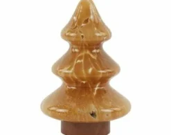Light en Living Tafellamp LED Ø19x28 cm TREE glas karamel+koper Clearance