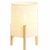 Light en Living Tafellamp Ø22x33 cm LITTO naturel+linnen wit Hot