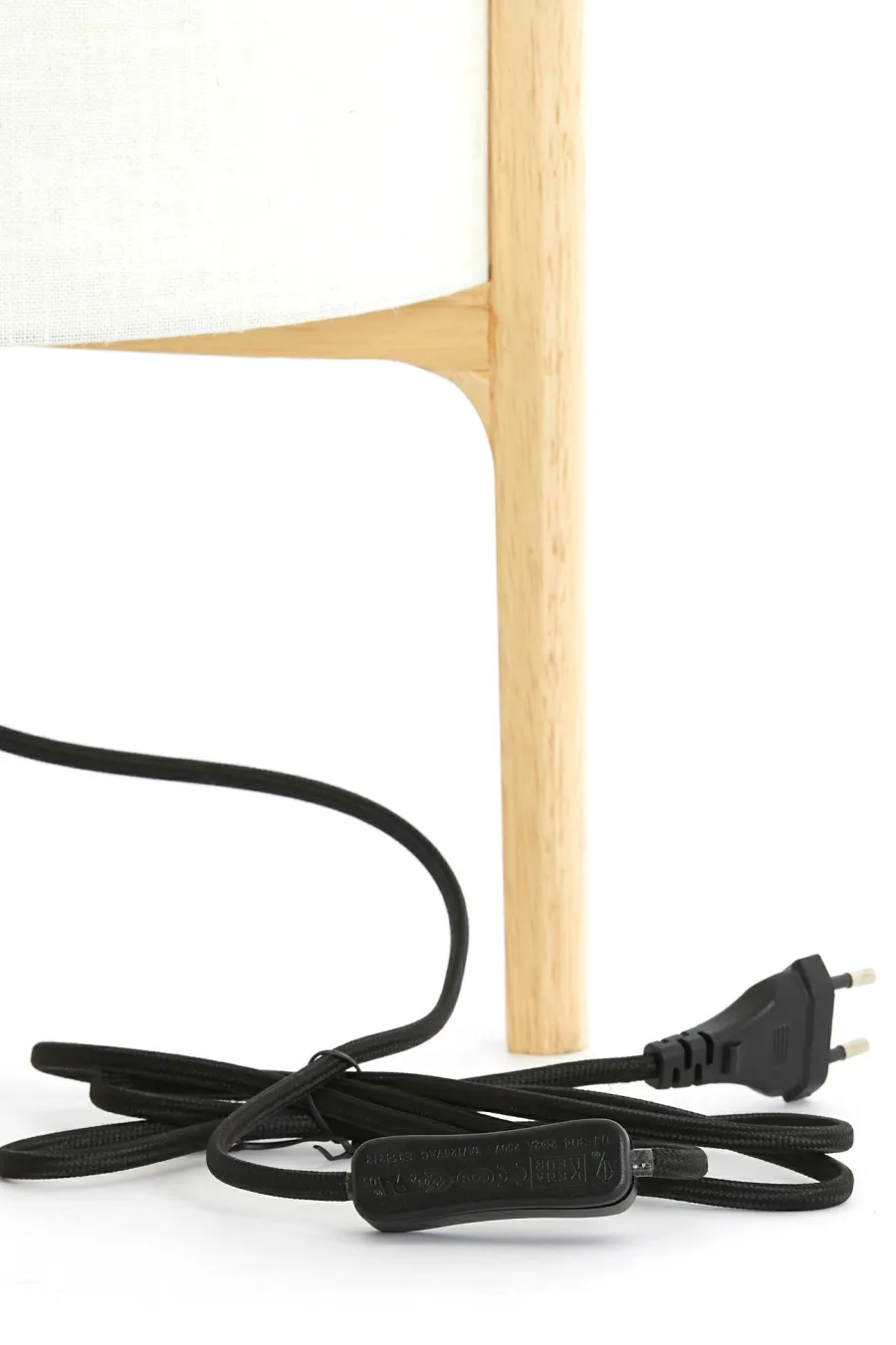 Light en Living Tafellamp Ø22x33 cm LITTO naturel+linnen wit Hot
