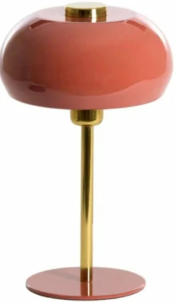 Light en Living Tafellamp Ø22x34 cm SURIN glans koraal+goud Online