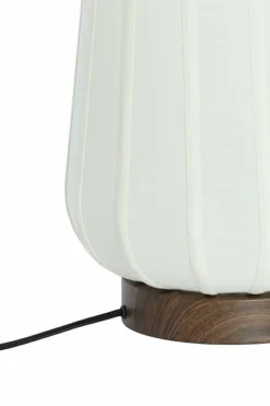 Light en Living Tafellamp Ø30x41,5 cm BIBURY hout print donker bruin+wit Hot
