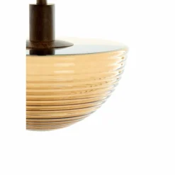 Light en Living Tafellamp 30x20x61 cm BAYLIE hout print d bruin+bruin glas Clearance