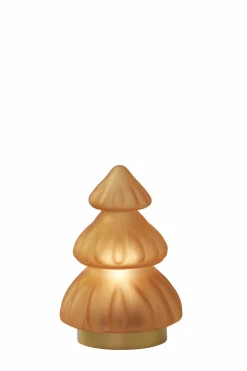 Light en Living Tafellamp LED Ø12x18 cm TREE glas mat oranje Best