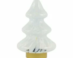 Light en Living Tafellamp LED Ø19x28 cm TREE glas helder-wit+goud Discount
