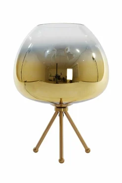 Light en Living Tafellamp Ø30x43 cm MAYSON glas goud-helder+goud