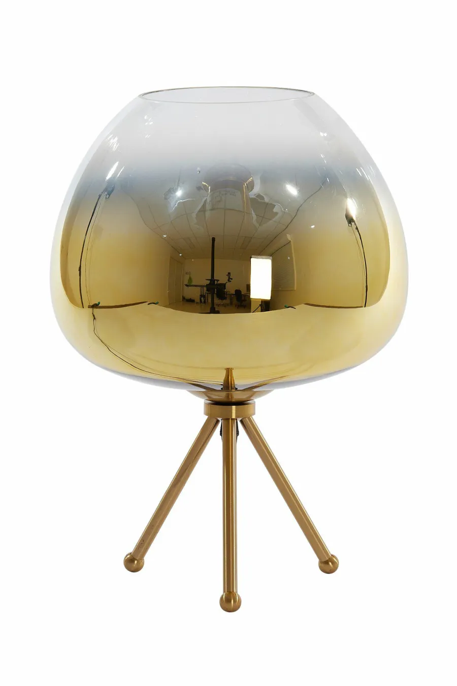 Light en Living Tafellamp Ø30x43 cm MAYSON glas goud-helder+goud
