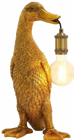 Light en Living Tafellamp 23,5x23x48,5 cm DUCK antiek brons