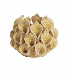 Light en Living Theelicht Ø10x8 cm cm SOREJA porselein geel