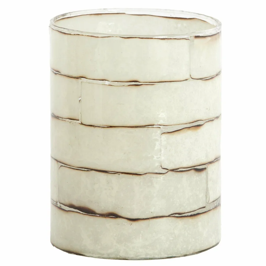 Light en Living Theelicht DRONERI Ø10x13 cm – Glas Helder + Crème | Light & Living - Copy Discount