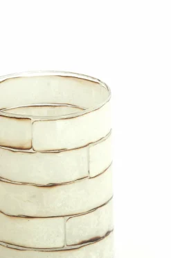 Light en Living Theelicht DRONERI Ø10x13 cm – Glas Helder + Crème | Light & Living - Copy Discount
