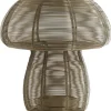 Light en Living Theelicht Ø20x24 cm MUSHROOM licht goud