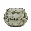 Light en Living Theelicht Ø12,5x8,5 cm HAVANA glas grijs