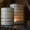 Light en Living Theelicht DRONERI Ø10x13 cm – Glas Helder + Mintgroen | Light & Living Clearance