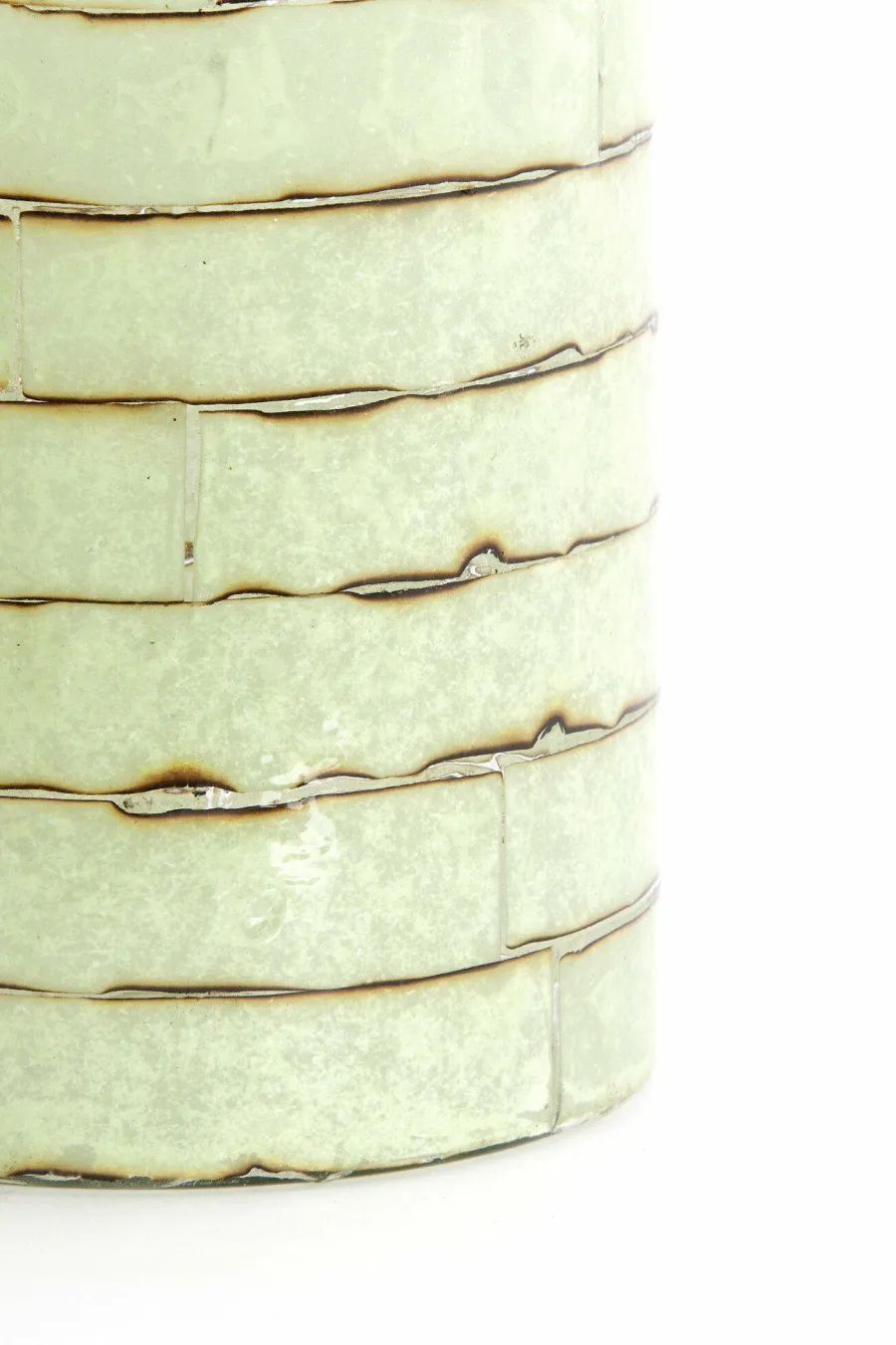 Light en Living Theelicht DRONERI Ø10x13 cm – Glas Helder + Mintgroen | Light & Living Clearance