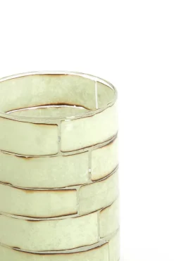 Light en Living Theelicht DRONERI Ø10x13 cm – Glas Helder + Mintgroen | Light & Living Clearance