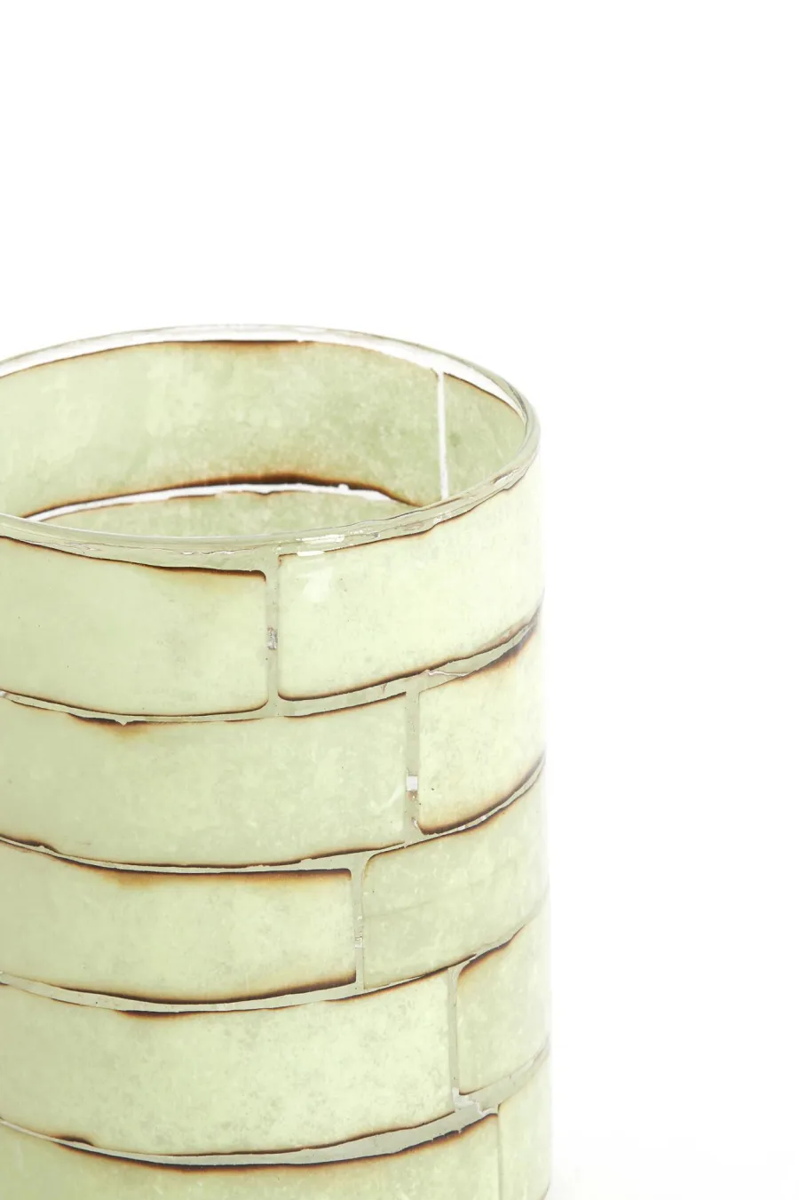 Light en Living Theelicht DRONERI Ø10x13 cm – Glas Helder + Mintgroen | Light & Living Clearance