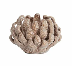 Light en Living Theelicht Ø10,5x7,5 cm SERINA porselein bruin Online