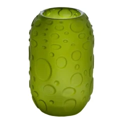 Light en Living Theelicht FINLEY glas mat licht groen - 2 afmetingen Clearance