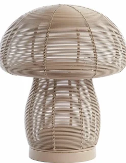 Light en Living Theelicht Ø20x24 cm MUSHROOM mat beige New