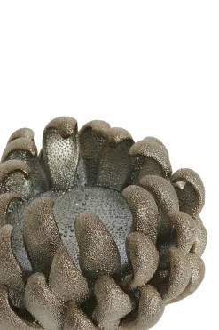 Light en Living Theelicht Ø10,5x7,5 cm SERINA porselein brons Hot