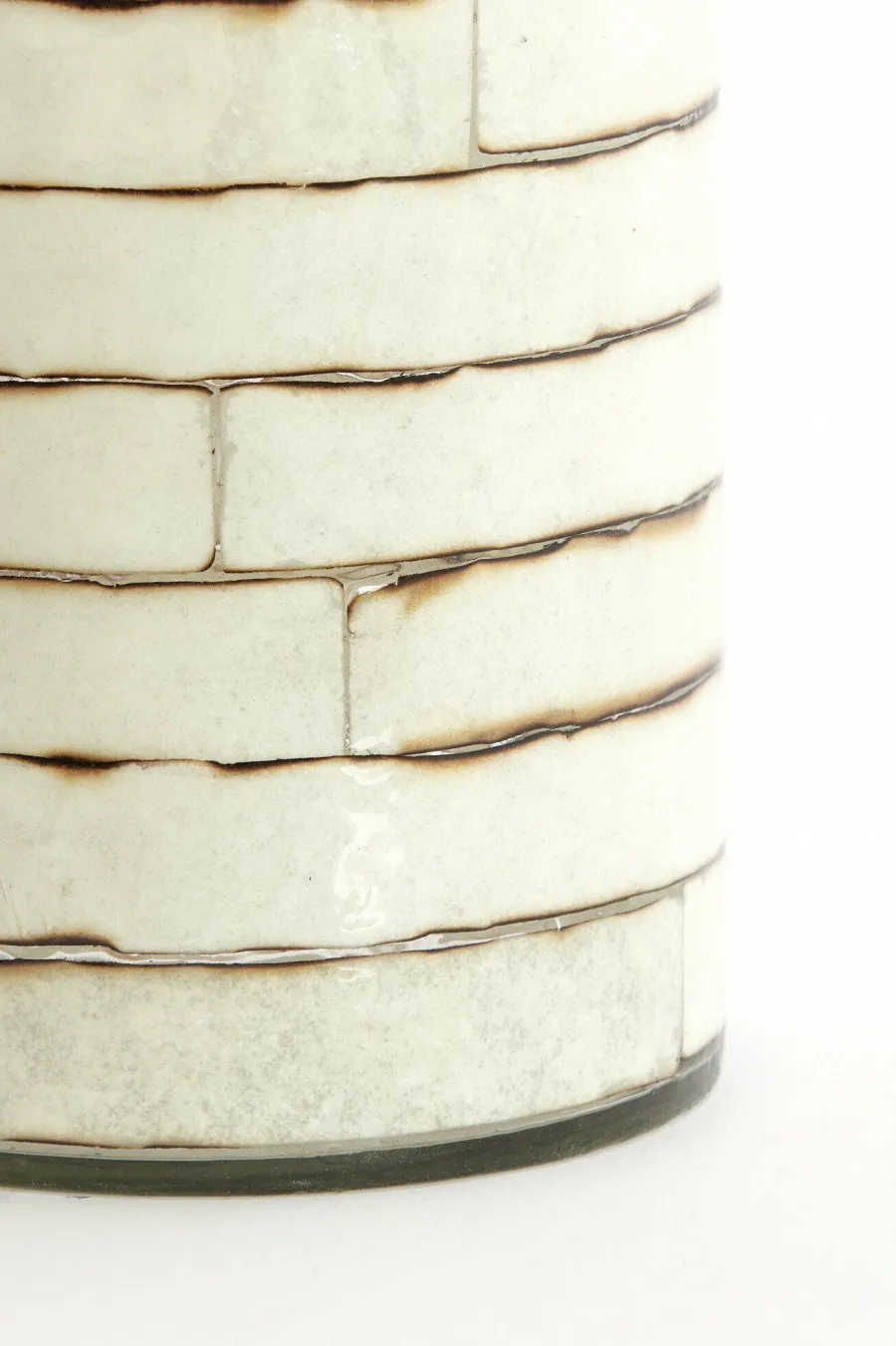 Light en Living Theelicht Ø14x20 cm DRONERI glas helder+Crème Online
