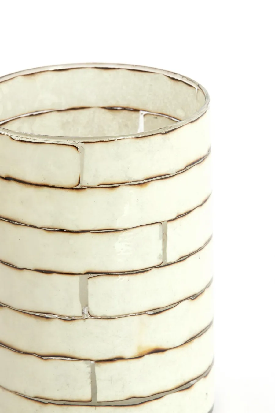 Light en Living Theelicht Ø14x20 cm DRONERI glas helder+Crème Online