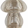 Light en Living Theelicht Ø15x18 cm MUSHROOM licht goud New