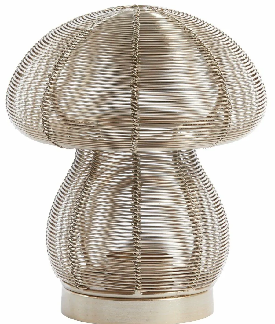 Light en Living Theelicht Ø15x18 cm MUSHROOM licht goud New