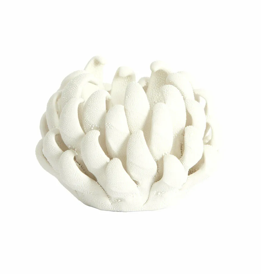 Light en Living Theelicht Ø10,5x7,5 cm SERINA porselein crème Hot