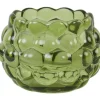 Light en Living Theelicht Ø12,5x8,5 cm HAVANA glas groen Best