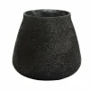 Light en Living Theelicht Siluwa Glas glitter zwart Ø9x9 cm Best