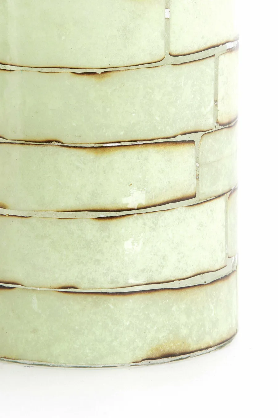 Light en Living Theelicht Ø14x20 cm DRONERI glas helder+mint groen Hot