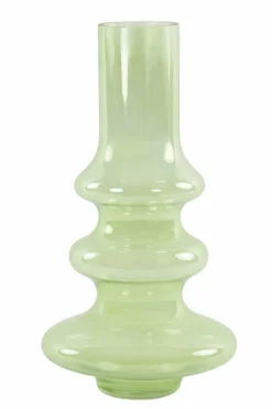 Light en Living Vaas 21.5 x 40.55 cm Niana glas olie gras groen Discount