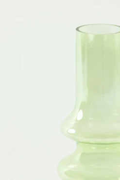 Light en Living Vaas 21.5 x 40.55 cm Niana glas olie gras groen Discount