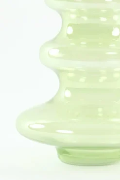 Light en Living Vaas 21.5 x 40.55 cm Niana glas olie gras groen Discount
