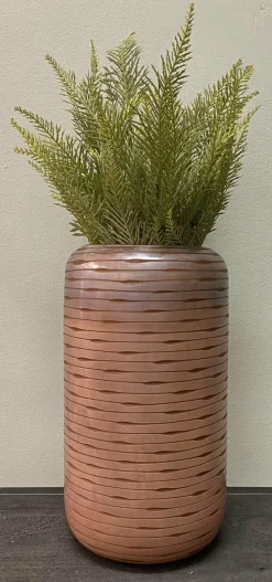 Light en Living Vaas BOWIE glas perzik-bruin - Diverse afmetingen Sale