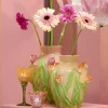 Light en Living Vaas deco Ø26x31 cm TULIP keramiek licht roze-groen