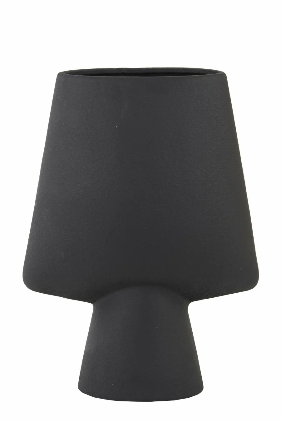 Light en Living Vaas deco CIARA keramiek zwart 23x12,5x30 cm
