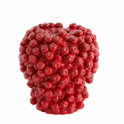 Light en Living Vaas deco Ø25,5x27 cm BERRIES keramiek rood Clearance