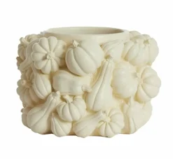 Light en Living Vaas deco Ø28x18 cm PUMPKIN crème Best